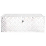 VIDAXL -Speicherbox 80x39x30 cm Aluminium Silber gefärbt