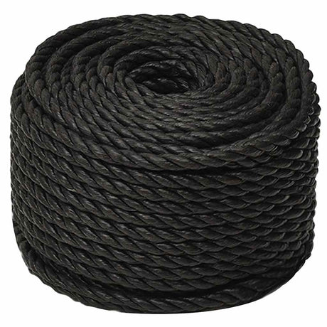 Vidaxx Arbeitsseil 20 mm 25 m Polypropylen schwarz