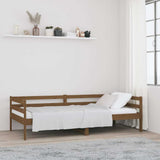 Vidaxl slaapbank 90x190 cm massief grenenhout honingbruin