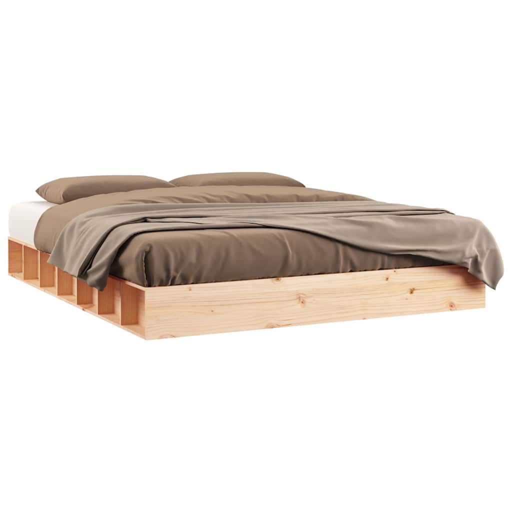 Vidaxl bedframe massief hout 160x200 cm