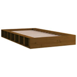 Vidaxl bedframe massief hout honingbruin 75x190 cm