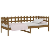 Vidaxl slaapbank 80x200 cm massief grenenhout honingbruin