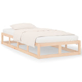 Vidaxl bedframe massief hout 90x200 cm