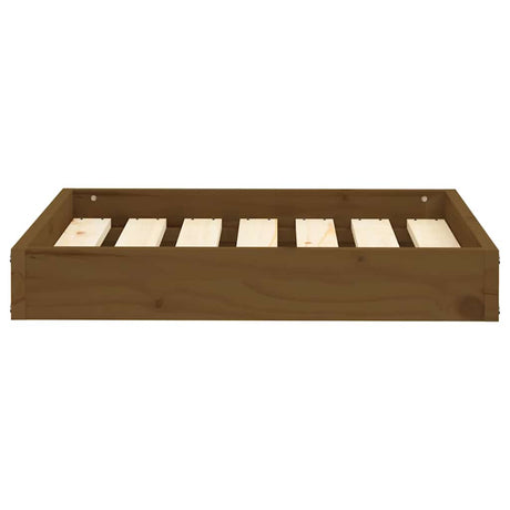 Vidaxl Hundekorb 61,5 x 49 x 9 cm Festkiefer Honig braun