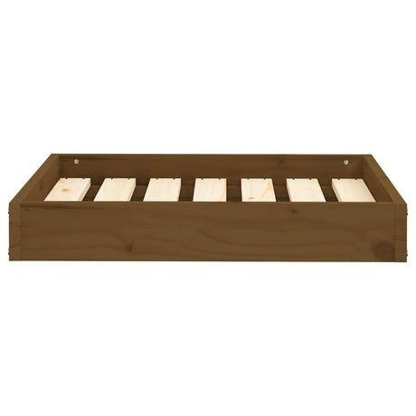 Vidaxl Hundekorb 61,5 x 49 x 9 cm Festkiefer Honig braun
