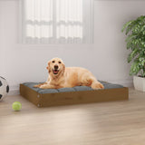 Vidaxl dog basket 71.5x54x9 cm solid pine honey brown