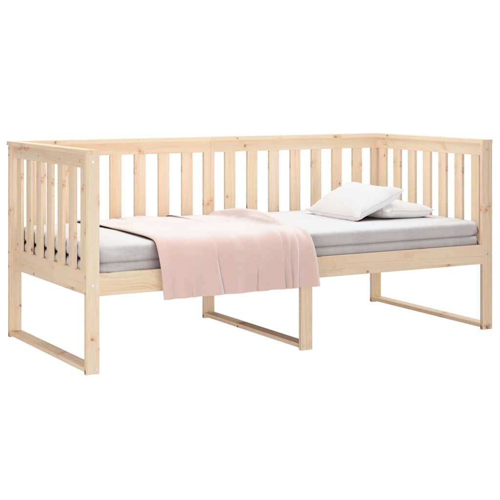 Vidaxl slaapbank zonder matras 90x200 cm massief grenenhout