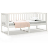 Vidaxl slaapbank zonder matras 80x200 cm massief grenenhout wit