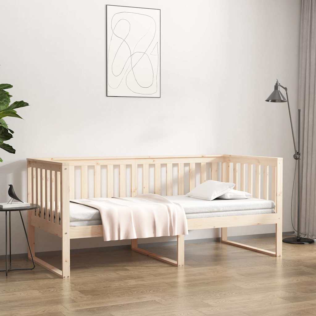 Vidaxl slaapbank zonder matras 90x190 cm massief grenenhout