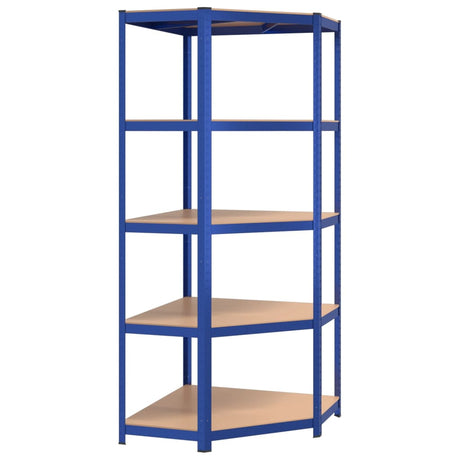 Vidaxl HoeKrek 5-Layer-Stahl und verarbeitetes Holzblau