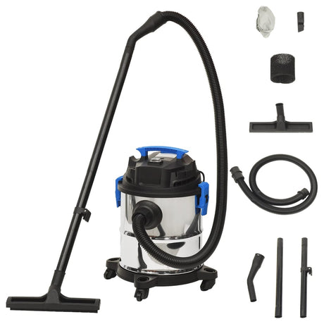 Vidaxx Nass- und Trockensauger 1200 W 20 l silberfarben