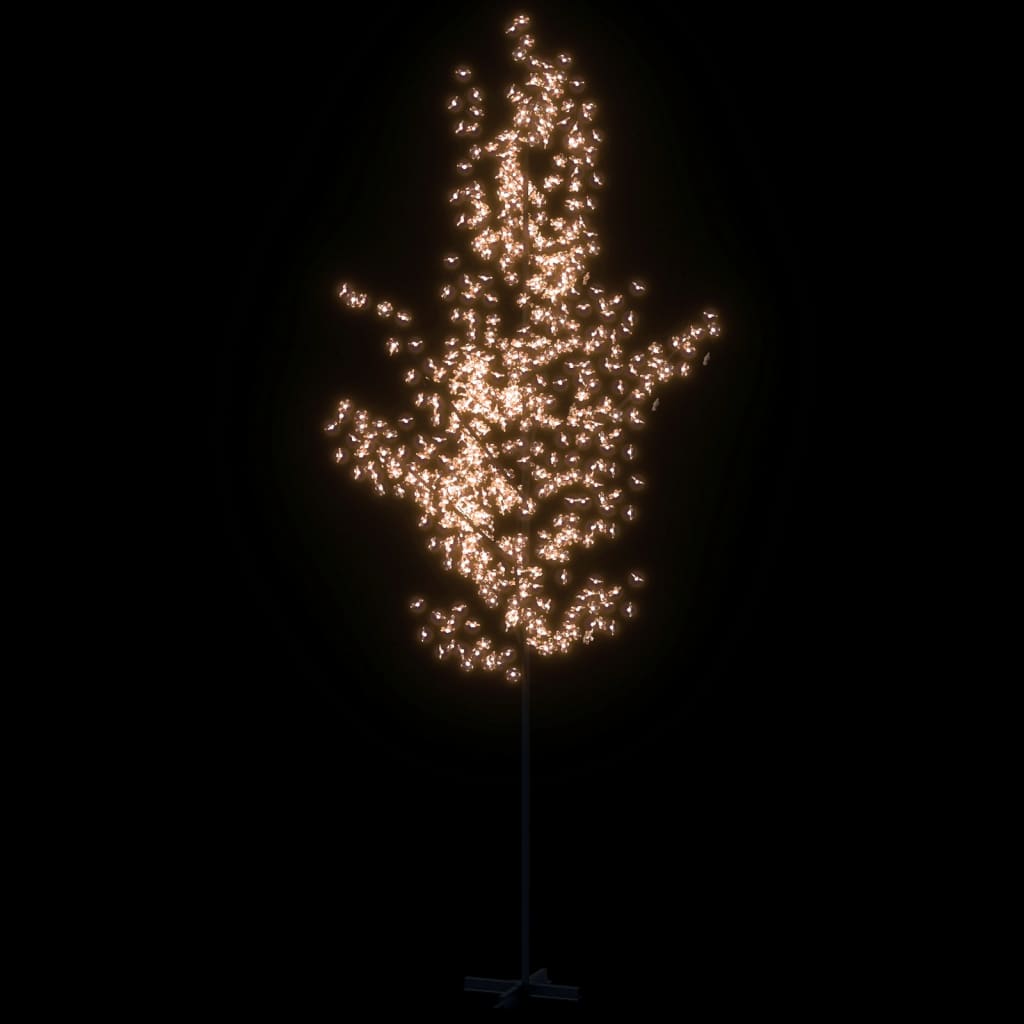 Vidaxl Boom Cherry Blossom 672 LEDs warmes Weiß 400 cm