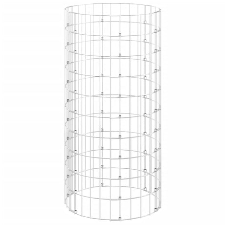 Vidaxx Kompostbehälter ø50x100 cm aus verzinktem Stahl