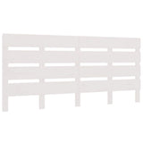 Vidaxl hoofdbord 160x3x80 cm massief grenenhout wit