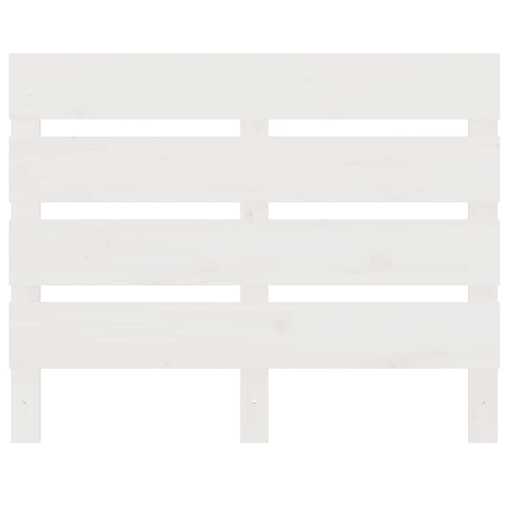 Vidaxl hoofdbord 75x3x80 cm massief grenenhout wit