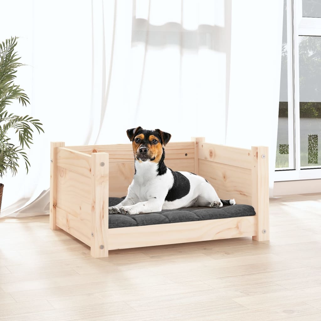 Vidaxl Dog Panier 55.5x45.5x28 cm Pine solide