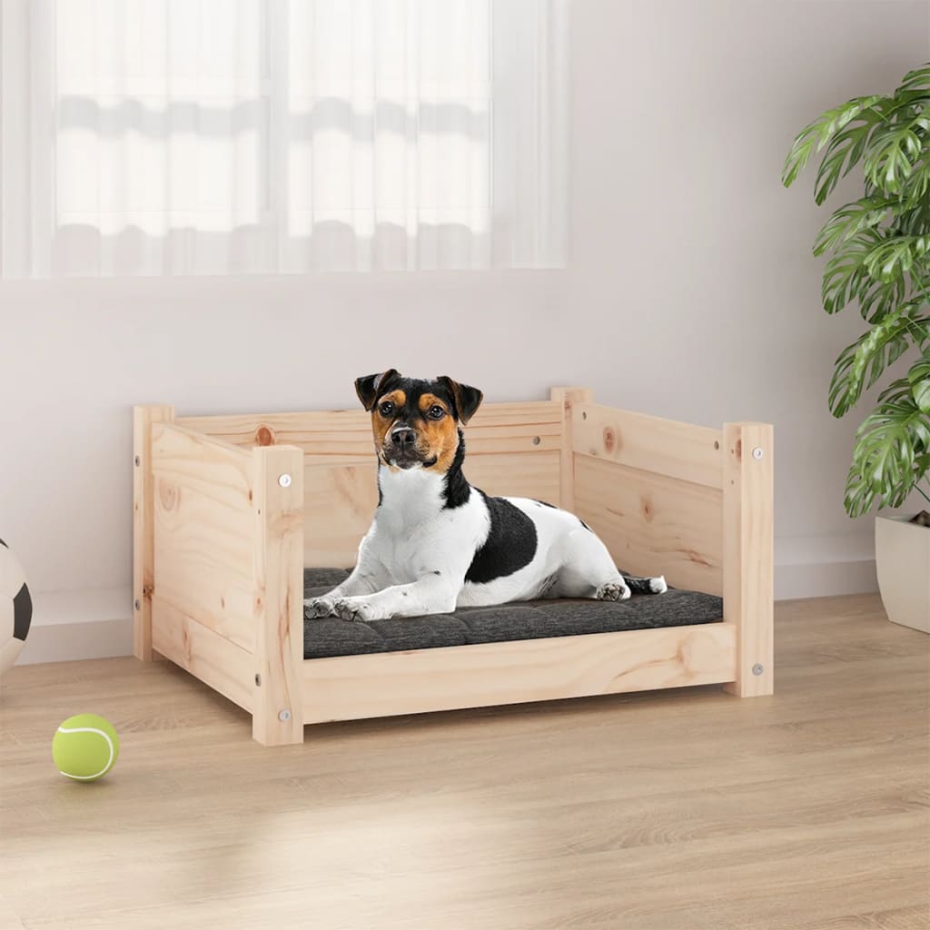 Vidaxl Dog Panier 55.5x45.5x28 cm Pine solide