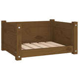 Vidaxl Hundekorb 55,5 x 45,5 x 28 cm Festkiefer Honigbraun