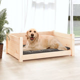 Vidaxl hundekurv 75,5x55,5x28 cm solid furu