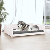 Vidaxl hundekurv 105,5x75,5x28 cm solid furu