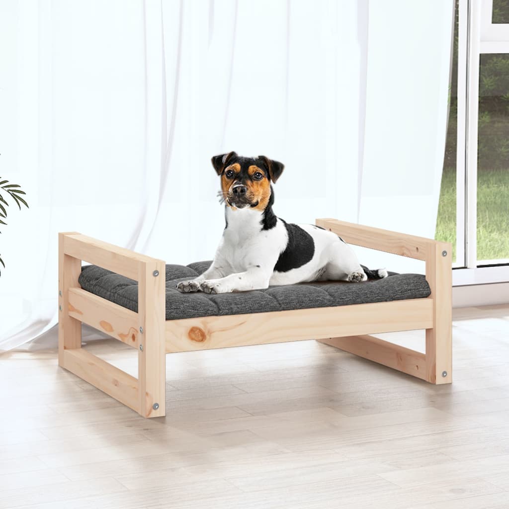 Vidaxl dog basket 55.5x45.5x28 cm solid pine