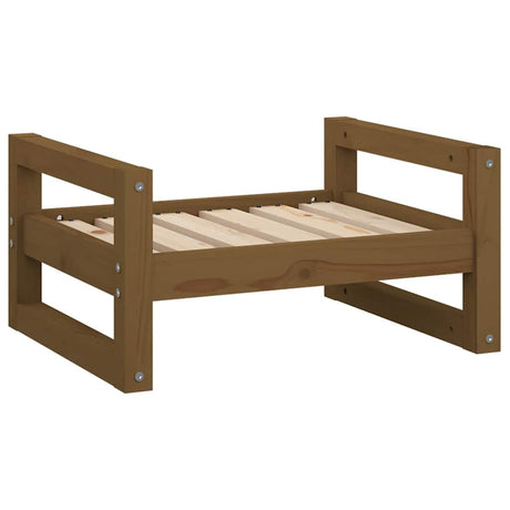 Vidaxl Hundekorb 55,5 x 45,5 x 28 cm Festkiefer Honigbraun