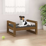 Vidaxl Hundekorb 55,5 x 45,5 x 28 cm Festkiefer Honigbraun