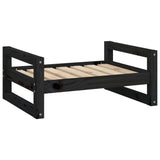 Vidaxl Hundekorb 65.5x50,5x28 cm Festkiefer Pine Schwarz