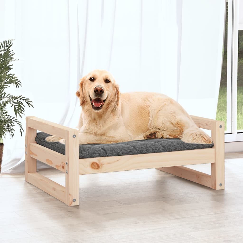 Vidaxl hundekurv 75,5x55,5x28 cm solid furu