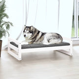 Vidaxl hundekurv 105,5x75,5x28 cm solid furu