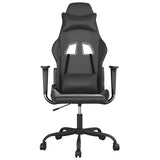 Vidaxl massage gamestoel kunstleer zwart