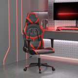 Vidaxl massage gamestoel kunstleer zwart en rood