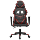 Vidaxl massage gamestoel kunstleer zwart en wijnrood