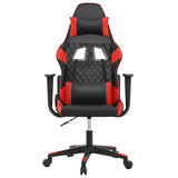 Vidaxl massage gamestoel kunstleer zwart en rood