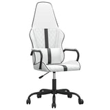 Vidaxl massage gamestoel kunstleer zwart en wit