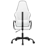 Vidaxl massage gamestoel kunstleer zwart en wit
