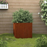 VIDAXL -Planungsbox 49x47x46 cm cortenstaal