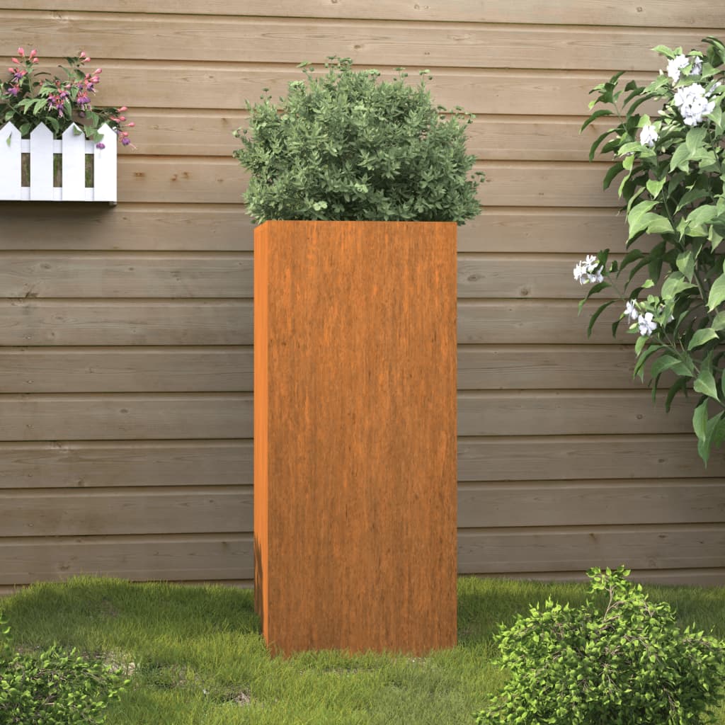 Vidaxl Planter 32x29x75 cm Cortenstaal