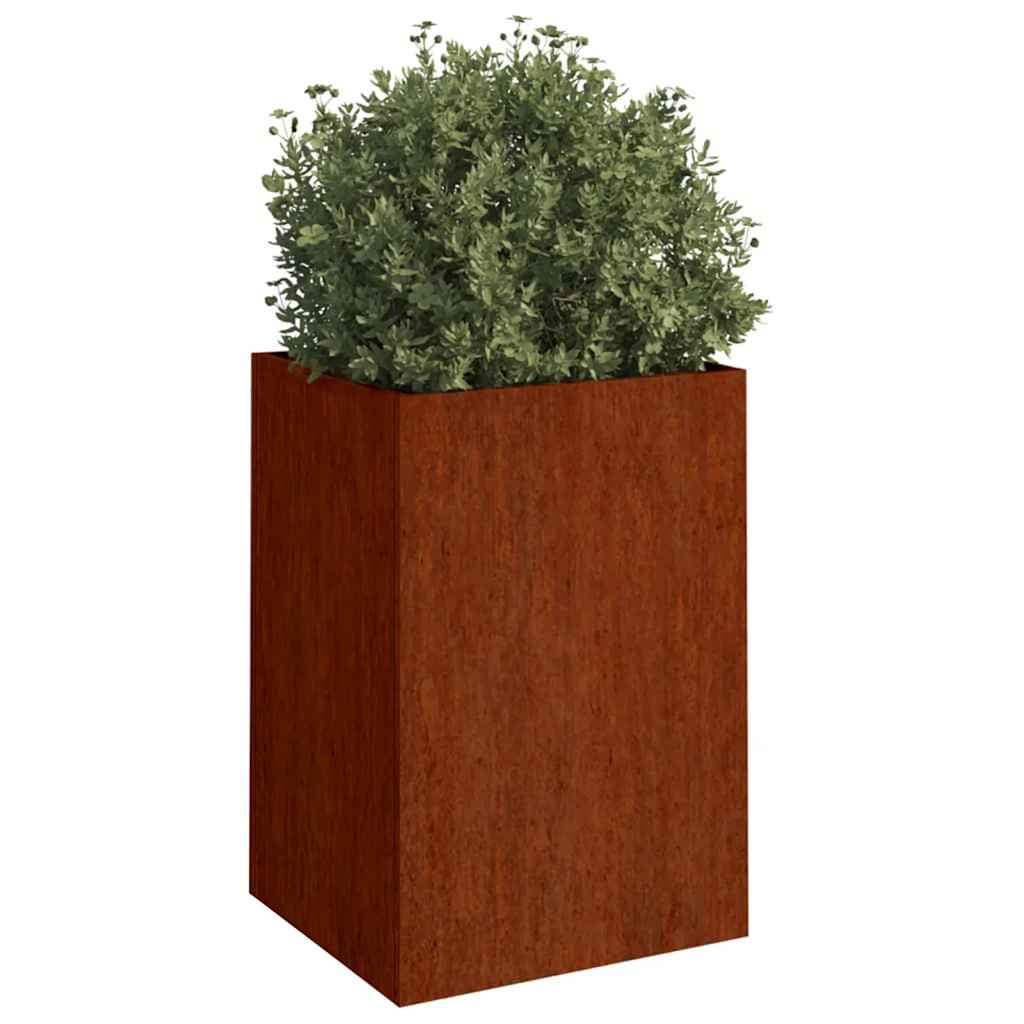 VIDAXL -Planungsbox 52x48x75 cm Cortenstaal