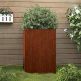 VIDAXL -Planungsbox 52x48x75 cm Cortenstaal