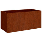 VIDAXL -Planungsbox 62x40x39 cm Corten Stahl