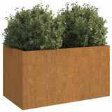 Vidaxl Planning Box 62x40x39 CM Corten Steel