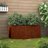 VIDAXL -Planungsbox 62x40x39 cm Corten Stahl