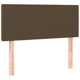 Vidaxl hoofdbord 80x5x78 88 cm stof donkerbruin