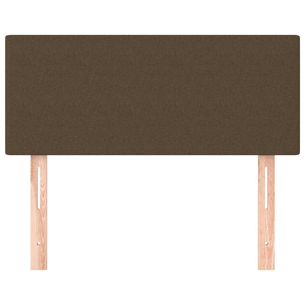 Vidaxl hoofdbord 80x5x78 88 cm stof donkerbruin