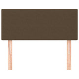 Vidaxl hoofdbord 80x5x78 88 cm stof donkerbruin