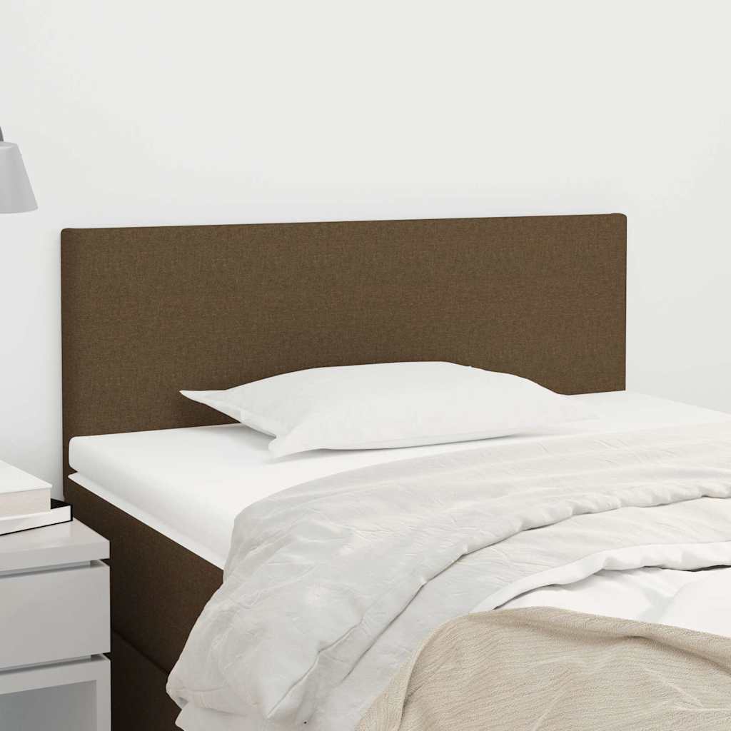 Vidaxl hoofdbord 80x5x78 88 cm stof donkerbruin