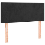 Vidaxl hoofdbord 80x5x78 88 cm fluweel zwart