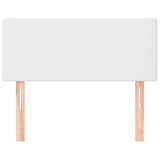 Vidaxl hoofdbord 90x5x78 88 cm kunstleer wit
