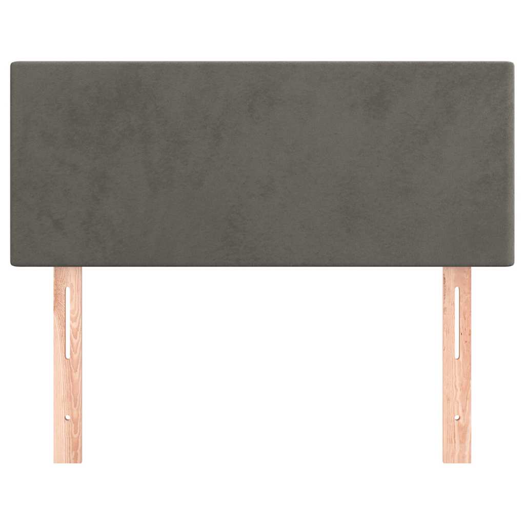 Vidaxl hoofdbord 90x5x78 88 cm fluweel donkergrijs